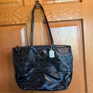 Coach EUC Black Shoulder Bag